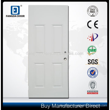 Fangda Texured 6 Panel primed white composite door